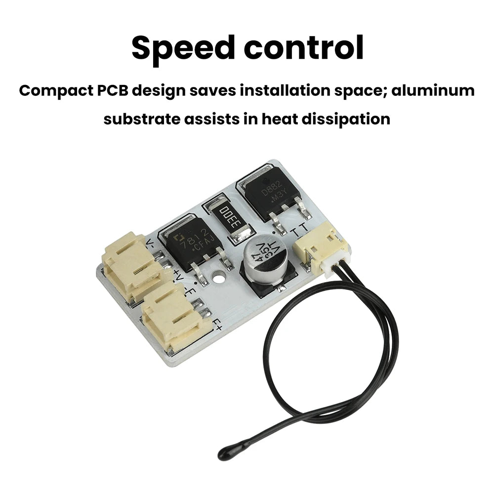 DC Fan Controller Temperature Control Board DIY Automatic Speed Regulator For LED Fan Controller Temperature Control Board Oasis Select