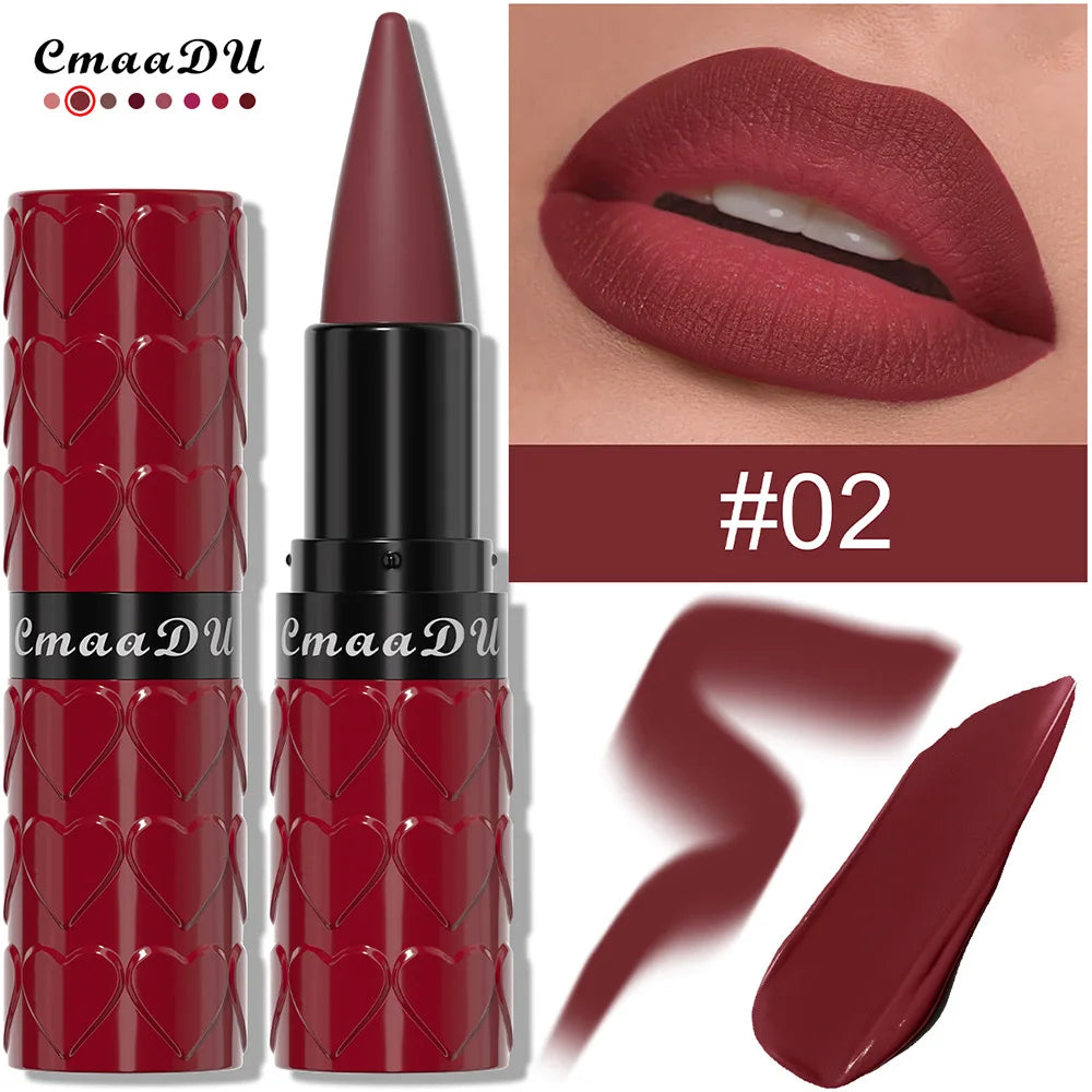 CmaaDU Velvet Matte Lipstick Pencil – Waterproof Lip Liner