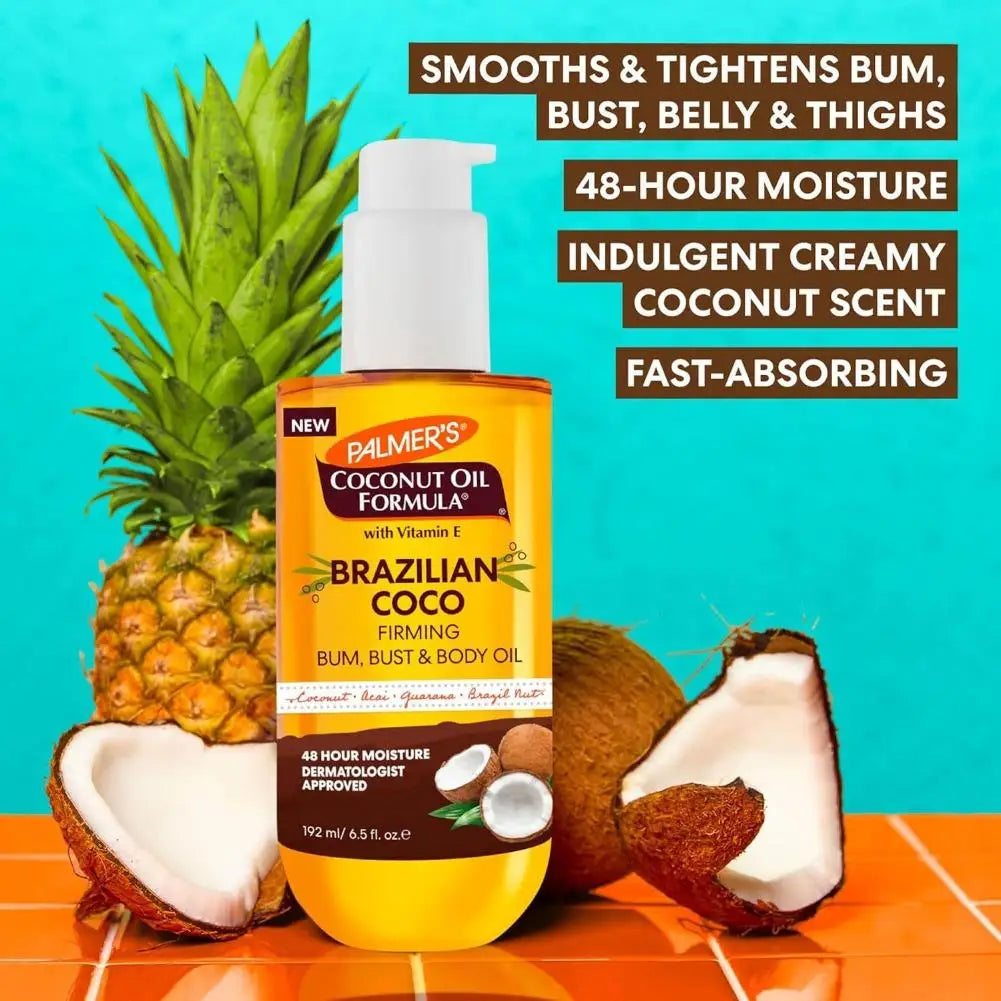 Brazilian Coconut & Vanilla Firming Body Oil – 192ml Firming Body Oil Oasis Select