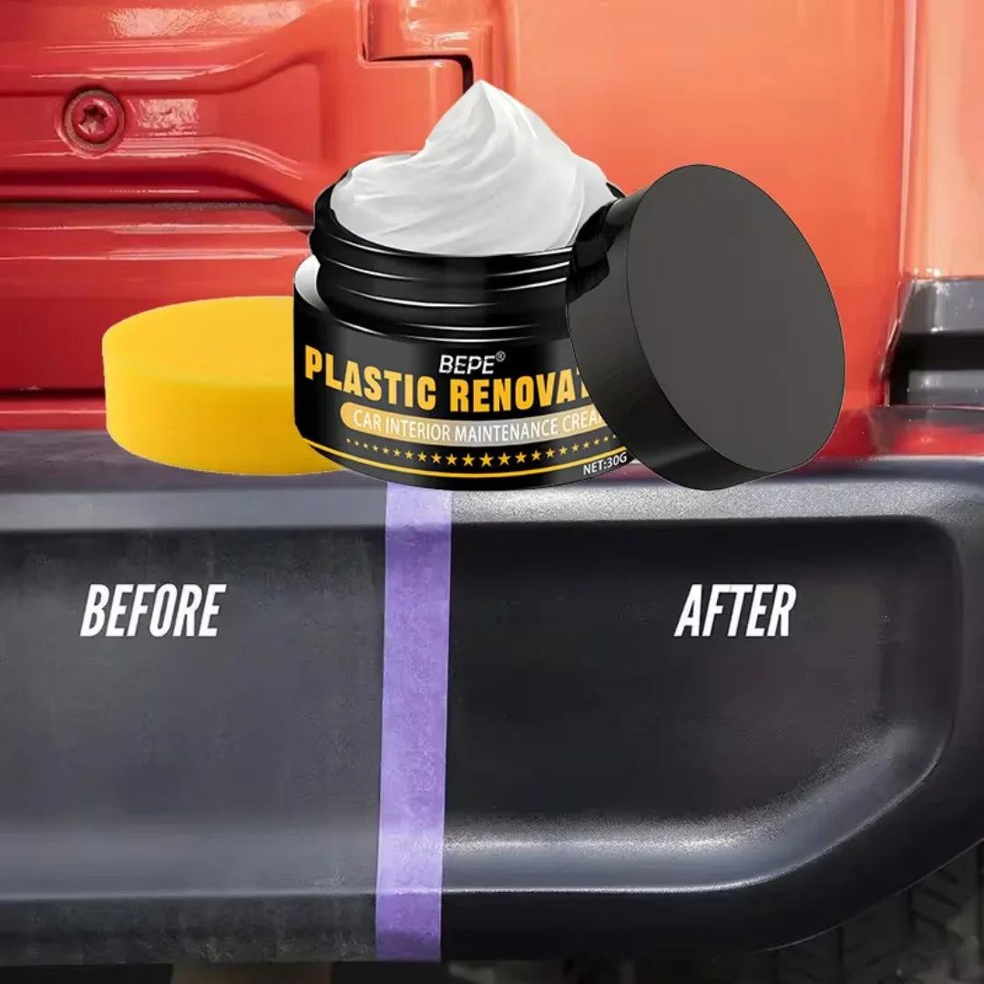 Plastic & Leather Renovation Cream – Car Interior Restorer Interior Restoration Cream Oasis Select