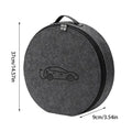 Electric Car charger Plugs Storage Portable Carry Bag Waterproof And Shockproof Auto EV Charging Jumper Organizer Storage Bag Oasis Select round