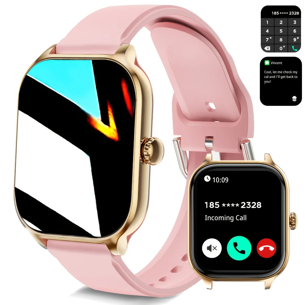 LAXASFIT H9 Smart Watch – Bluetooth Calls & Fitness Tracker Smart Watch Oasis Select Pink