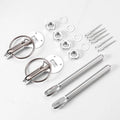 Aluminum Racing Hood Pin Lock Kit – Universal Bonnet Latch
