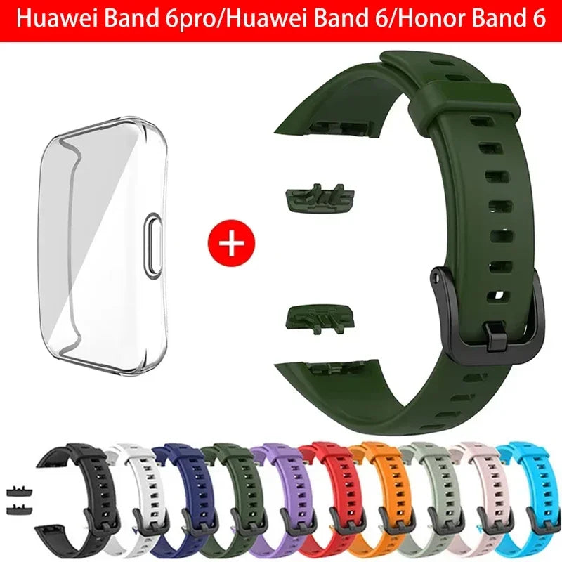Silicone Sport Band Strap for Huawei Band 6 & Honor Band 6 Smart Watch Band Oasis Select