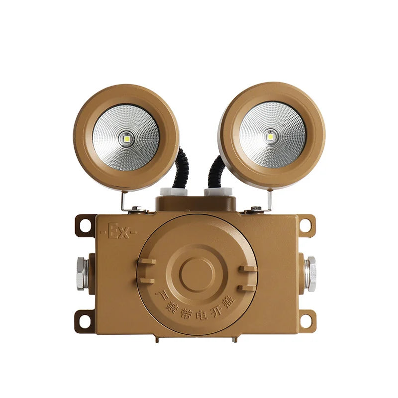 2-in-1 LED Explosion-Proof Emergency Light | Dual Head IP65
