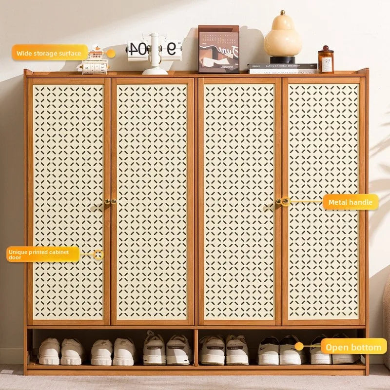 Dust-proof shoe cabinet at the entrance of the home, large-capacity storage in the indoor entrance, solid wood simple shoe Oasis Select
