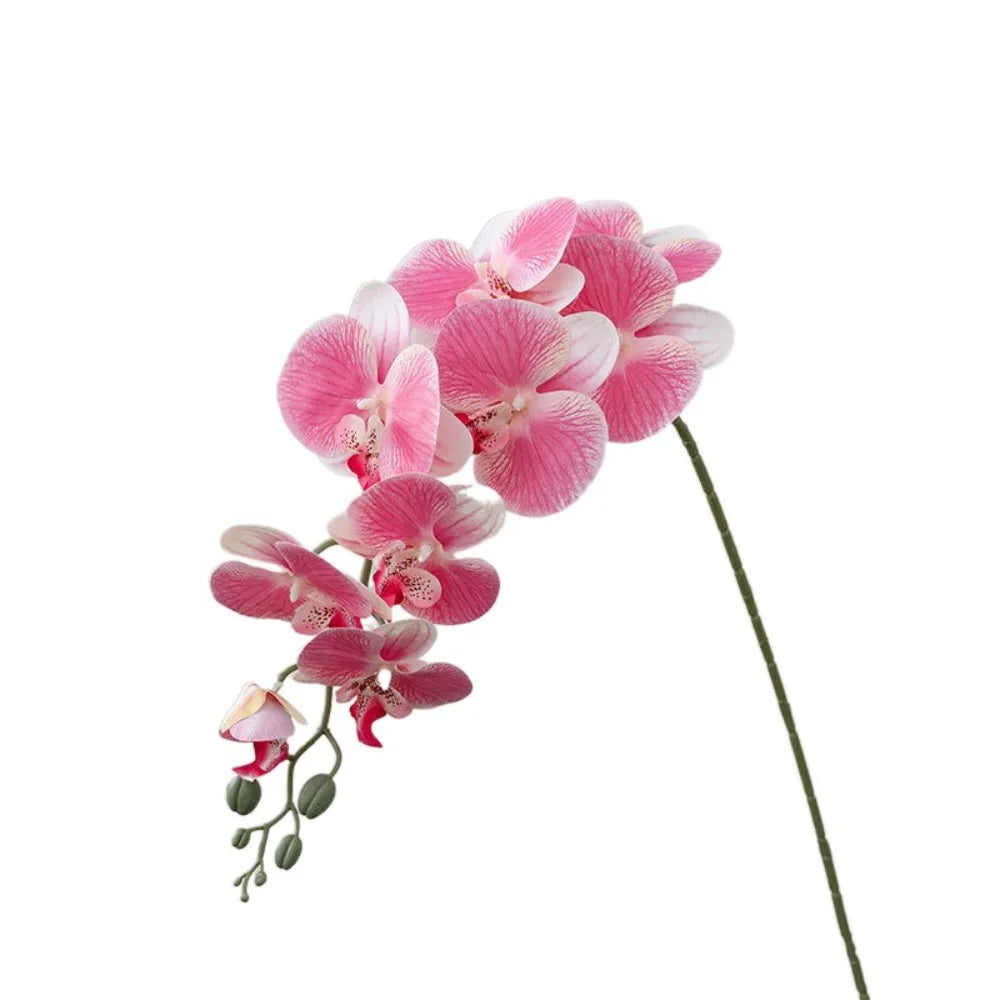9-Head Artificial Phalaenopsis Orchid Branch | Real Touch Flowers