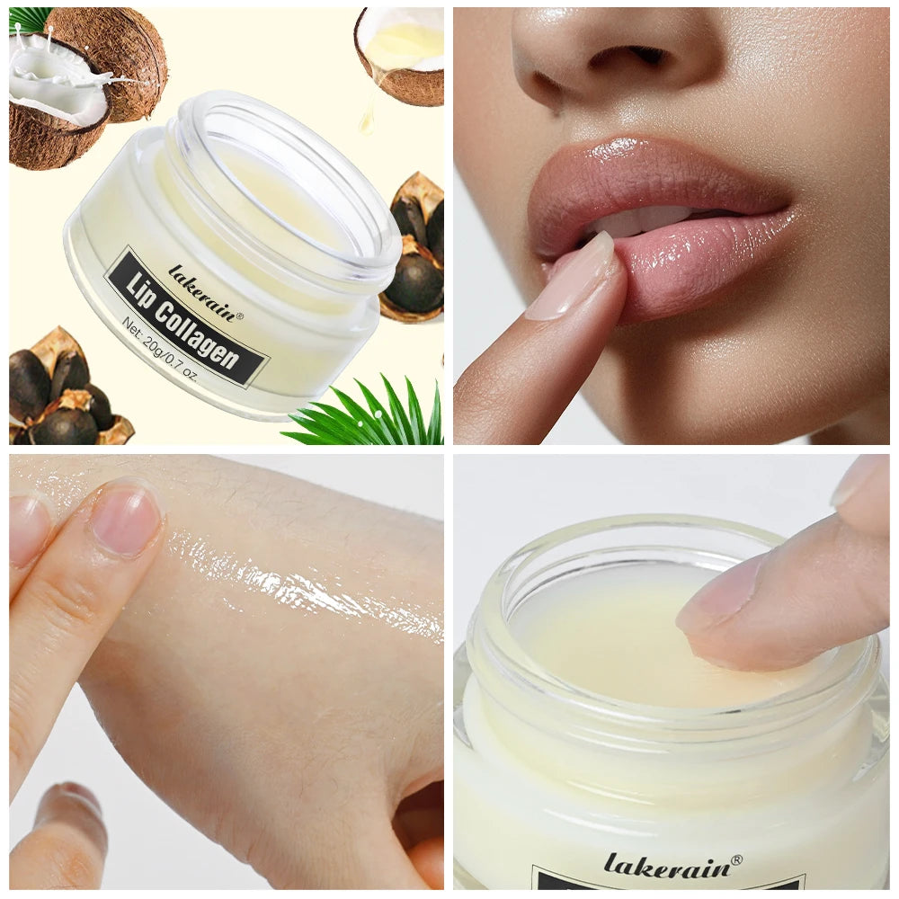 Collagen Lip Mask Moisturizing Hydrating Dry Lips Smooth Fine Lines Increase Lip Vibrancy And strengthen Barrier Lips Skin Care Oasis Select