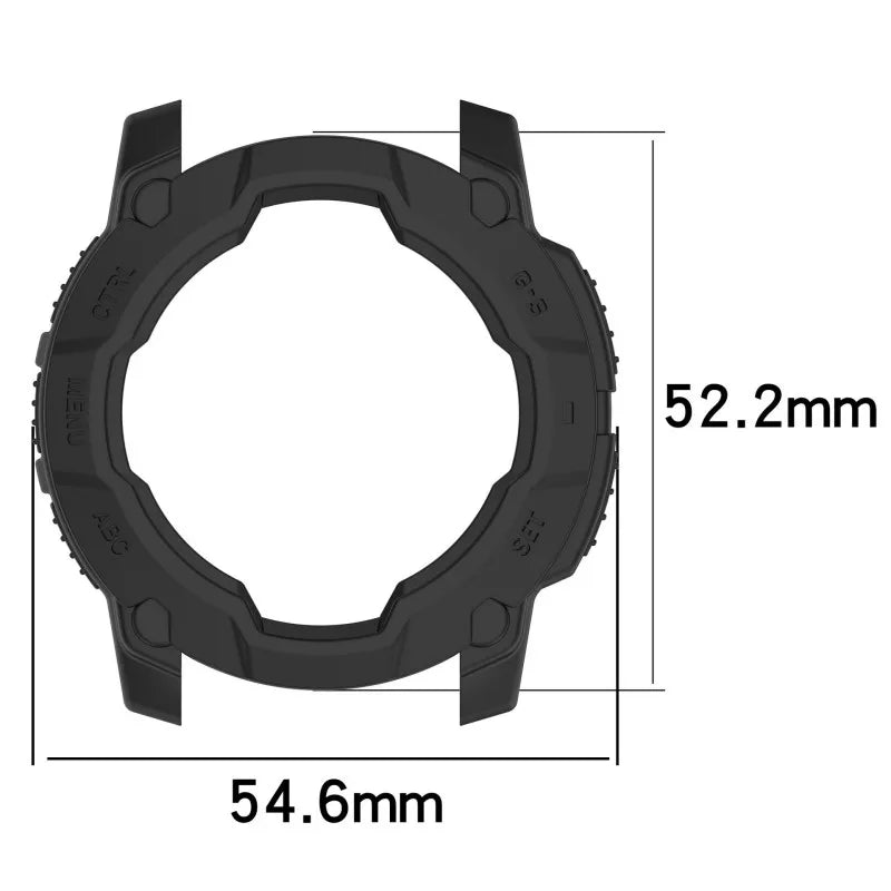 TPU Case for Garmin Instinct 3 45mm 50mm AMOLED Solar Bumper Cover Smartwatch Bumper Case Oasis Select