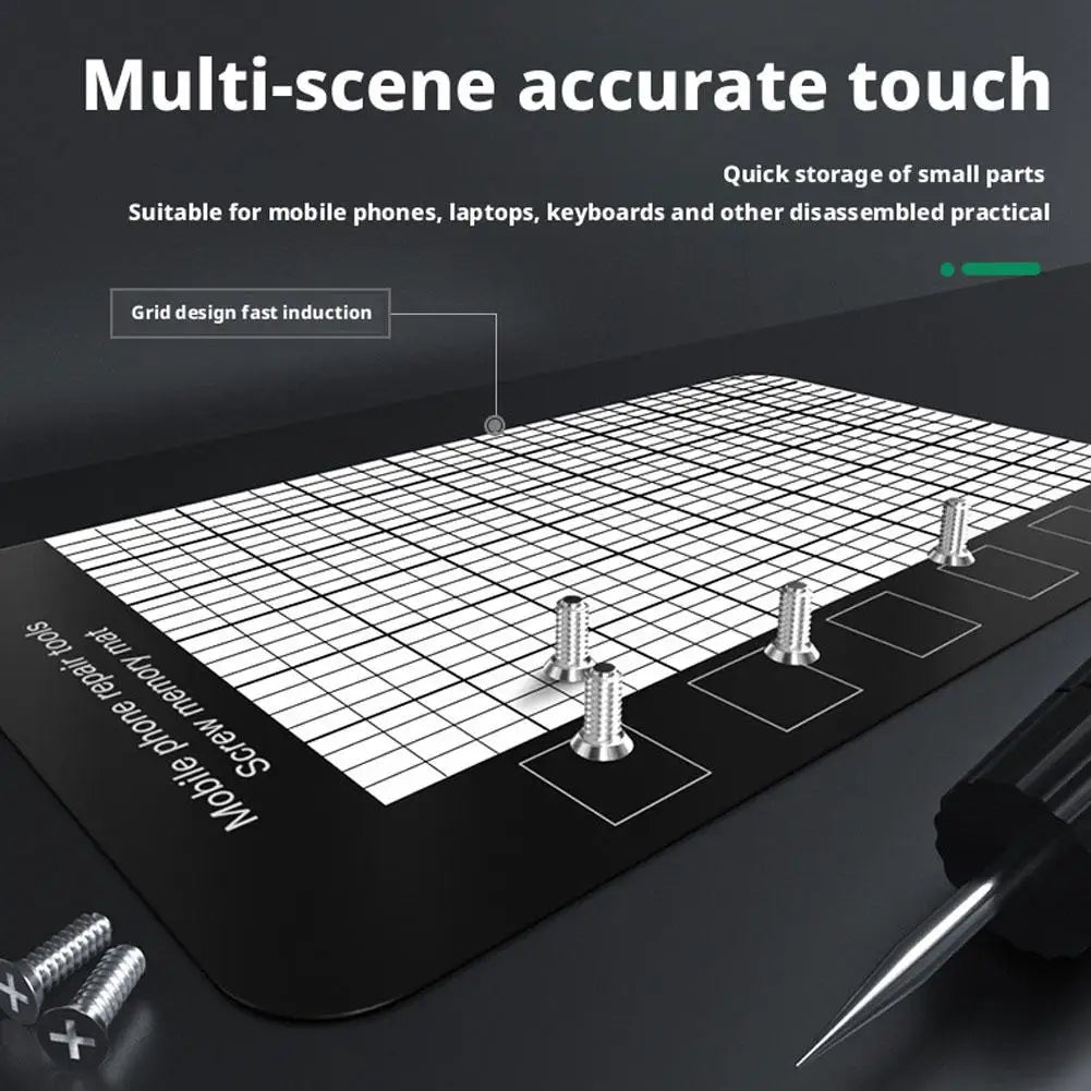 Magnetic Screw Mat Work Pad for Phone Repair – 145×90mm