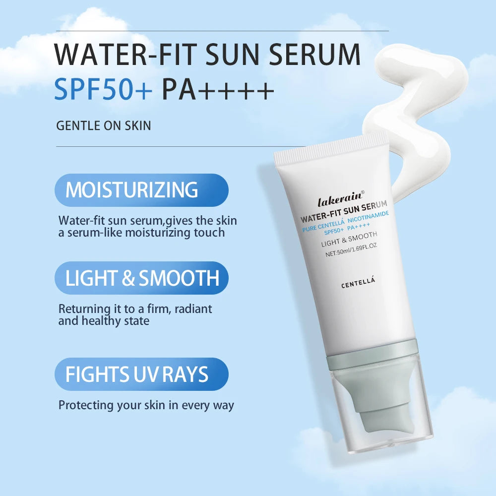 Water-fit Sun Serum & Blur Magnet Primer & Waterproof Matte Setting Spray Set SPF50 Sunscreen Oil Control Matte Makeup Effect Oasis Select