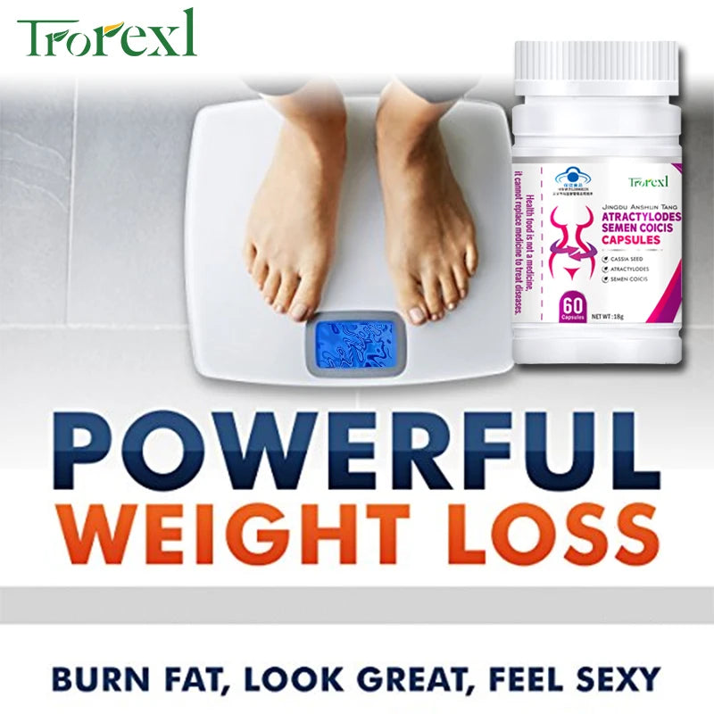 Natural Cassia Seed & Coix seed Pills, Detox Slim, Metabolism Booster, Burn Fat, 100% Herbal, Vegan & NO SIDE EFFECT Oasis Select
