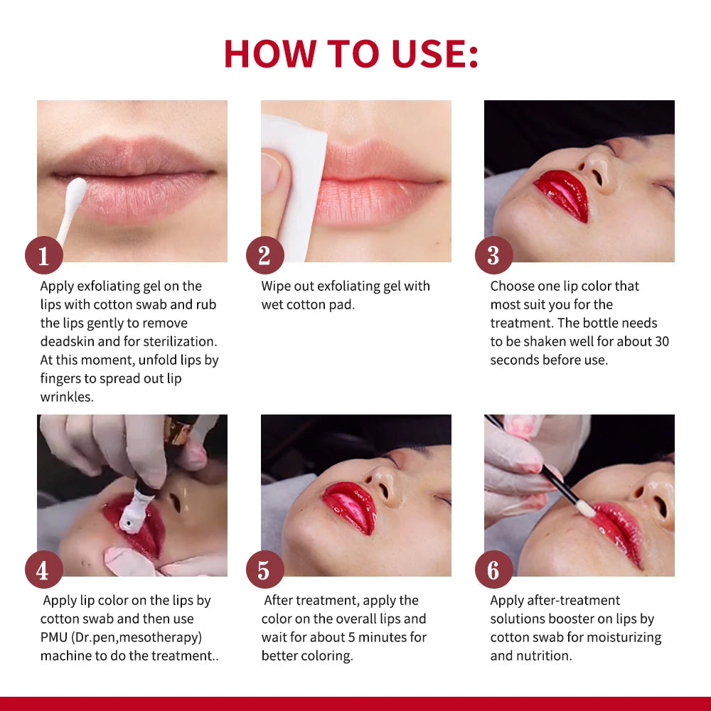 BB Lips Serum Starter Kit Lip Coloring Moisturizing Treatment Makeup Set New High Quality Semi Permanent Makeup Oasis Select