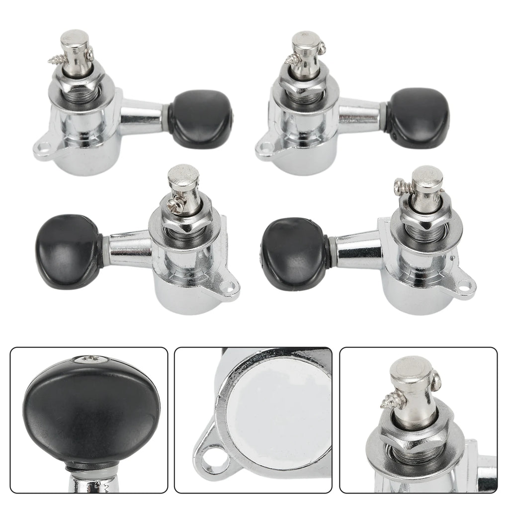 4PCS Ukulele Strings Tuning Pegs String Tuning 1:15 Kit Parts Pegs Replacement 8*5*2cm Button For Ukulele Heads Oasis Select