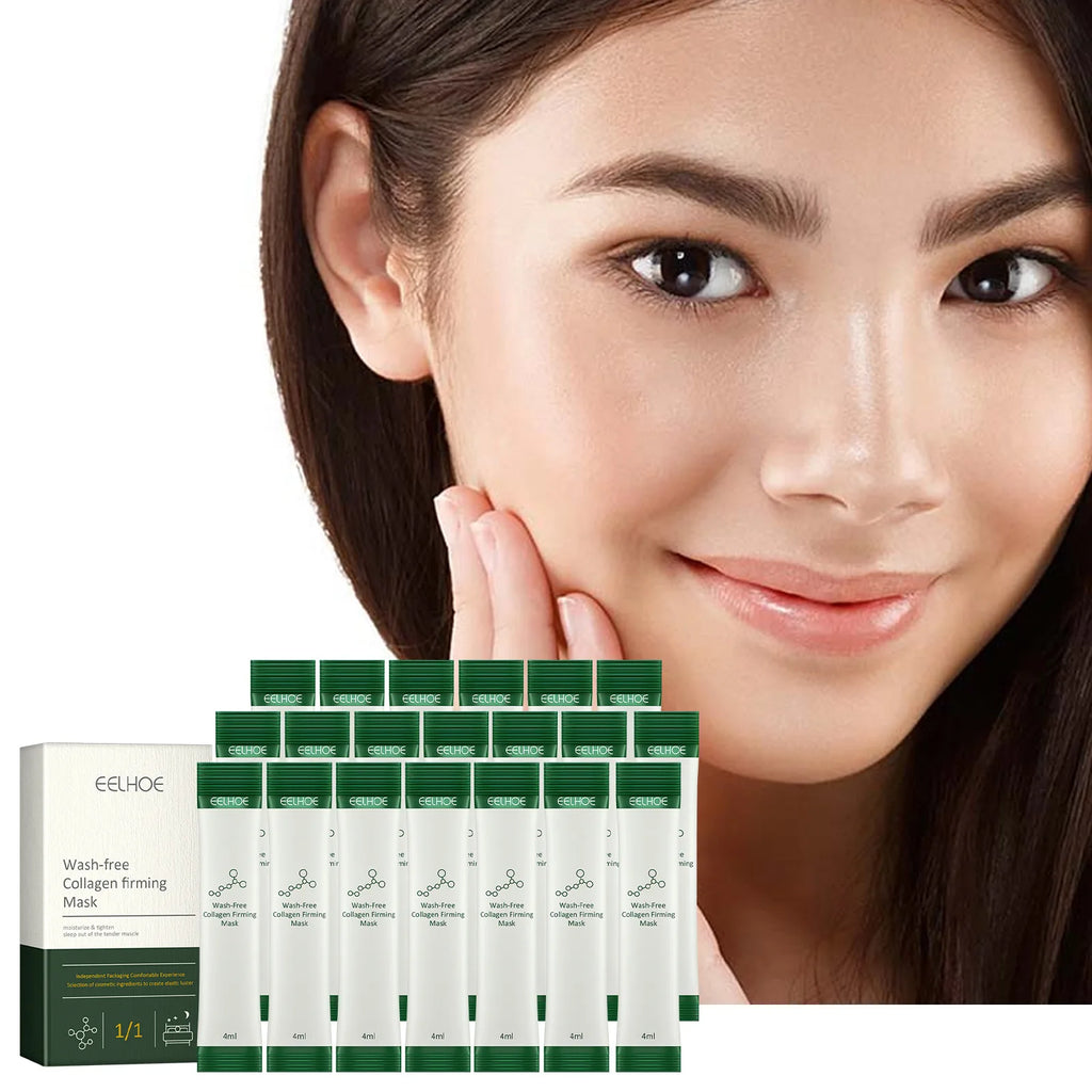 EELHOE Collagen Firming Sleep Mask – Anti-Aging, 20 Pcs Collagen Sleep Mask Oasis Select