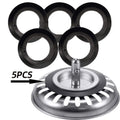 5Pcs Durable Rubber Seal Strainer Plug Washer Franke Fitting Replacement Washer Kitchen Sink Part Sink Drainer Oasis Select B