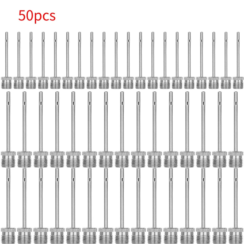 1-100Pcs Inflatable Needles Basketball Soccer Volleyball Inflatable Needles Balls Universal Needles Pump Accessories Oasis Select 50pcs