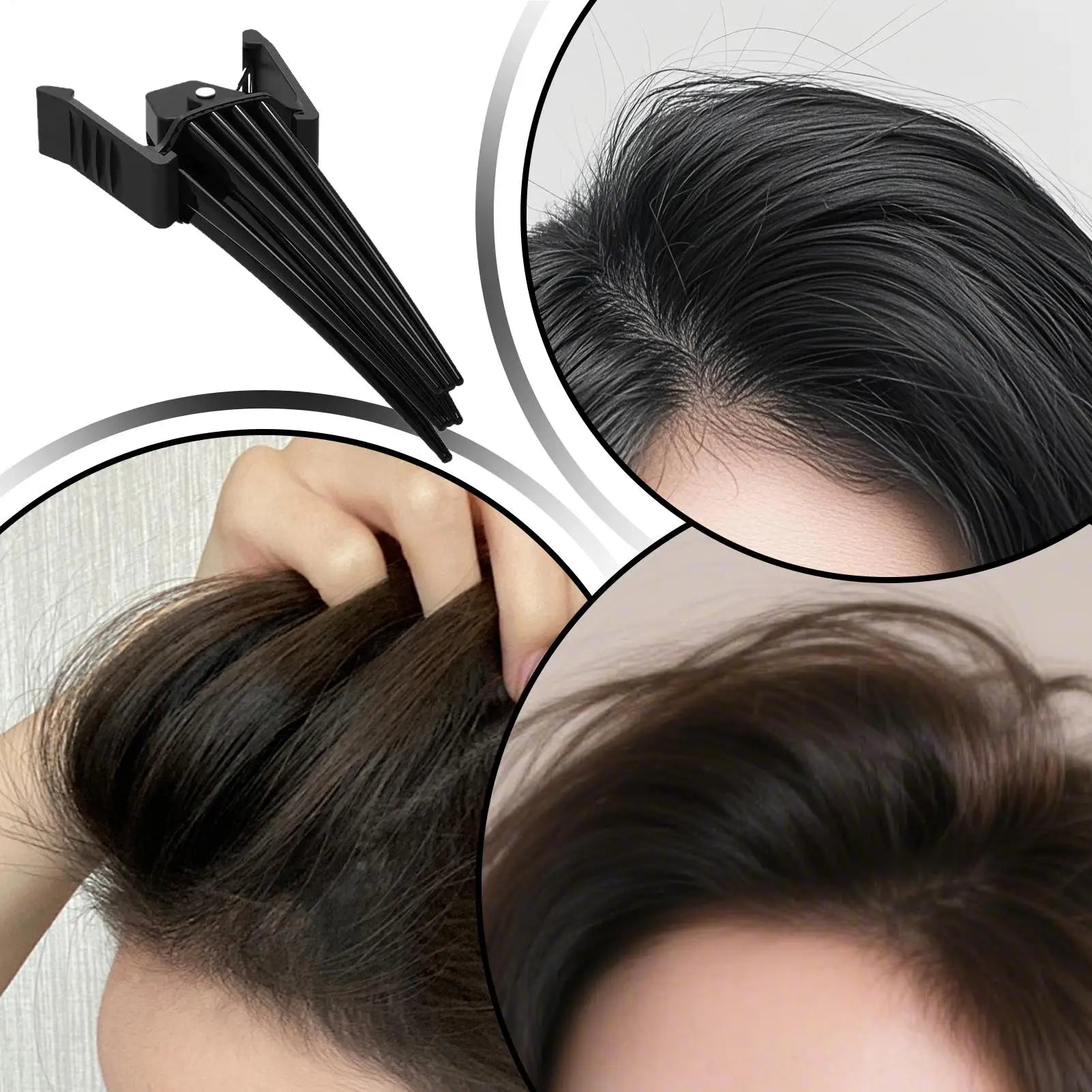 New Bangs Fluffy Hair Volume Clip Simple Sponge Root Curling Iron Natural High Fluffy Hair Clip Women's Hair Curlercurling Iron Oasis Select