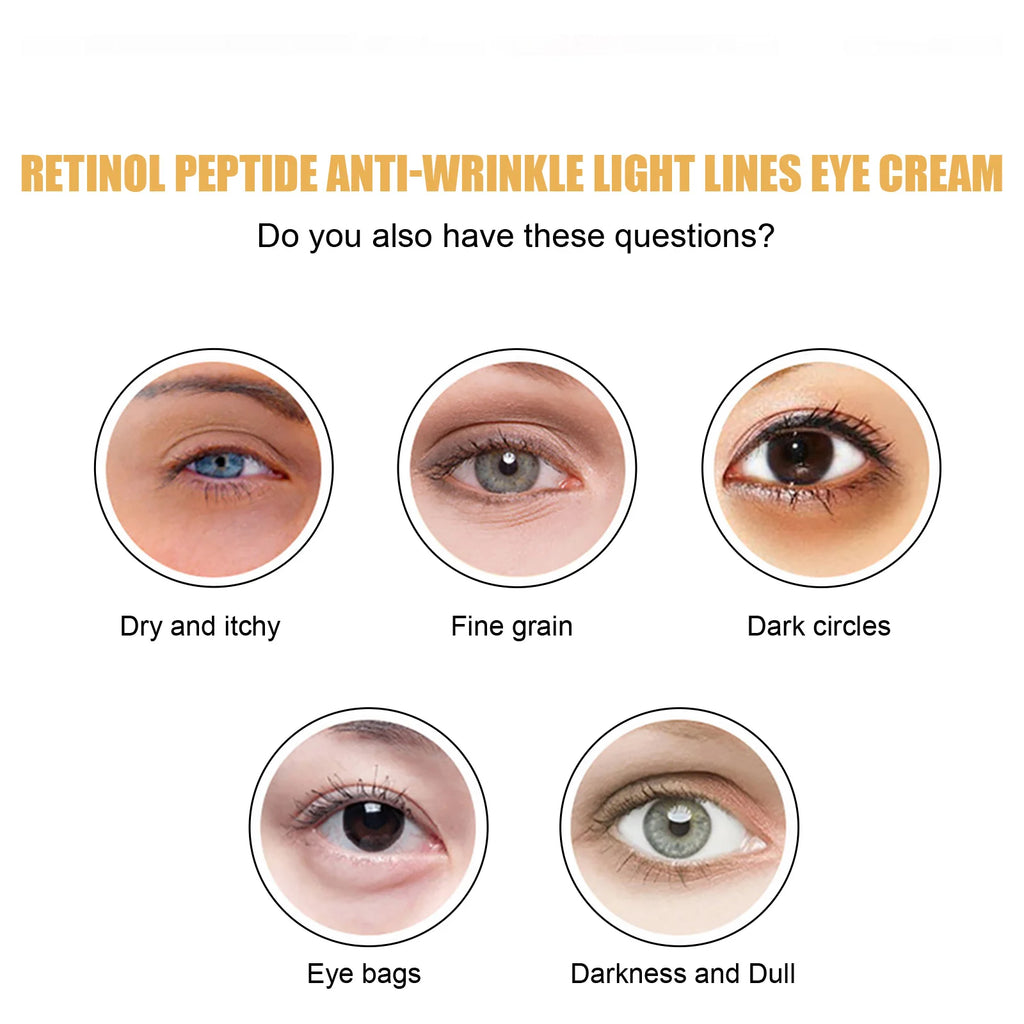 Eelhoe Retinol Peptide Eye Cream – Dark Circles & Puffiness Eye Cream Oasis Select