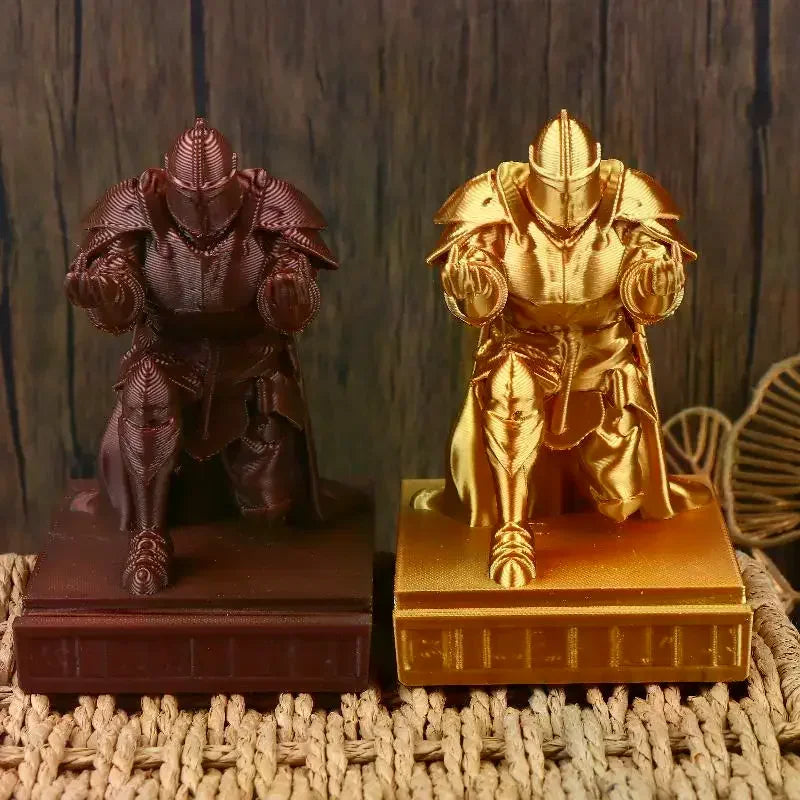 Armored Retro Soldier Pen Holder Desk Accessories Warrior Pencil Stand Knight For Desk Small Statue Ornaments Oasis Select
