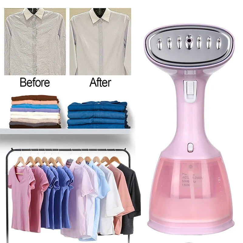 URGGU 1500W Handheld Garment Steamer – Portable 280ml Travel
