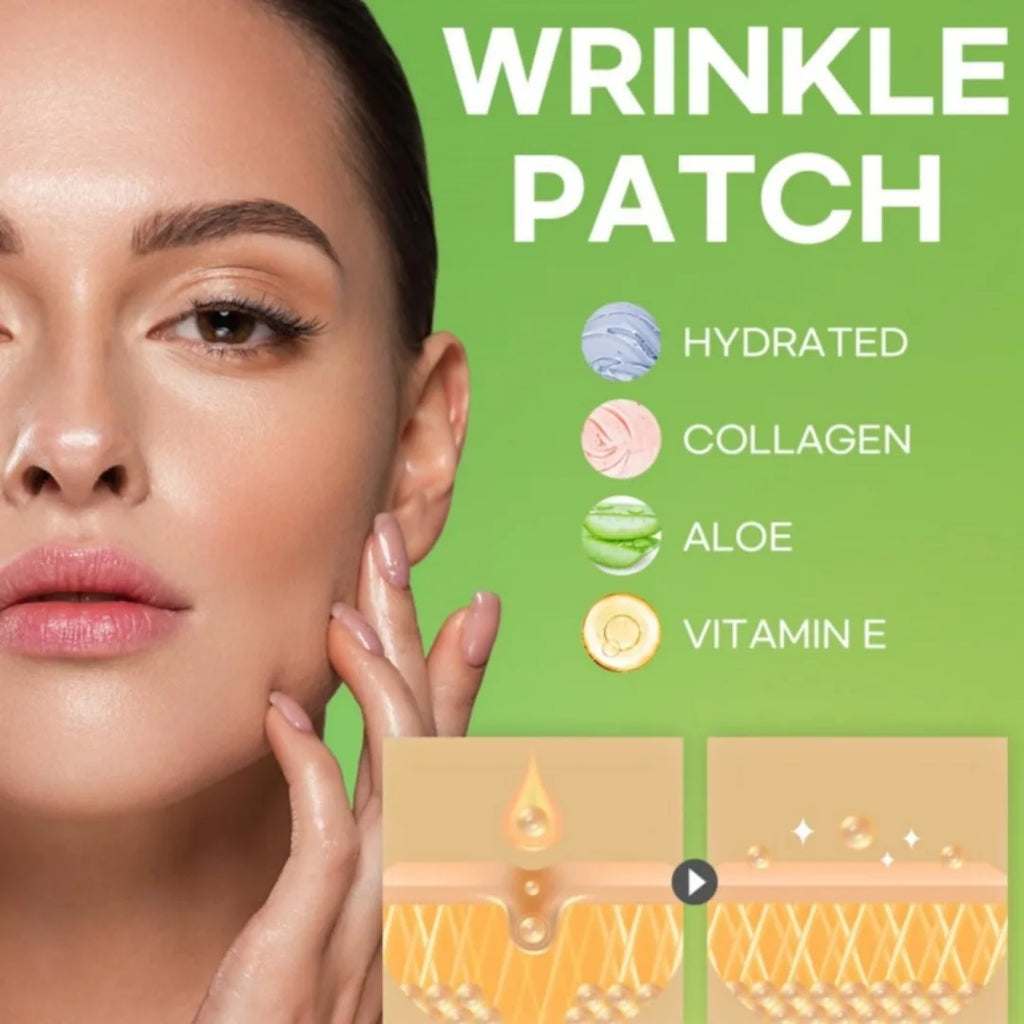 10pairs forehead and full face wrinkle patch reduces wrinkles, tightens wrinkles, moisturizes and smooths the skin Oasis Select