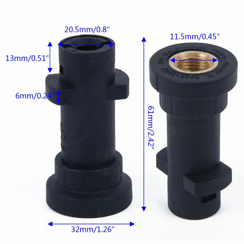 1/4" Bayonet Pressure Washer Adapter BSP Foam Lance Connector Pressure Washer Adapter Oasis Select