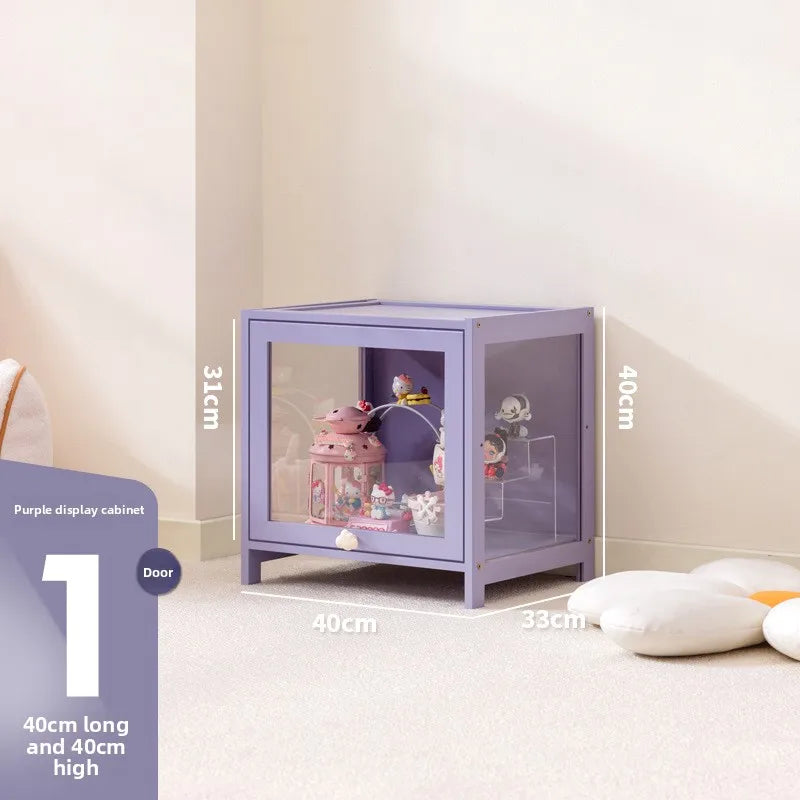 New Doll Storage Doll Doll Display Cabinet Transparent Shelf Display Box Baby Cabinet Pain Cabinet Rack Oasis Select Onefloor40