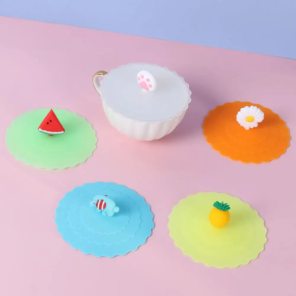 Seal Cap Reusable Leakproof Suction Cup Cover Dustproof Silicone Cup Cover Oasis Select