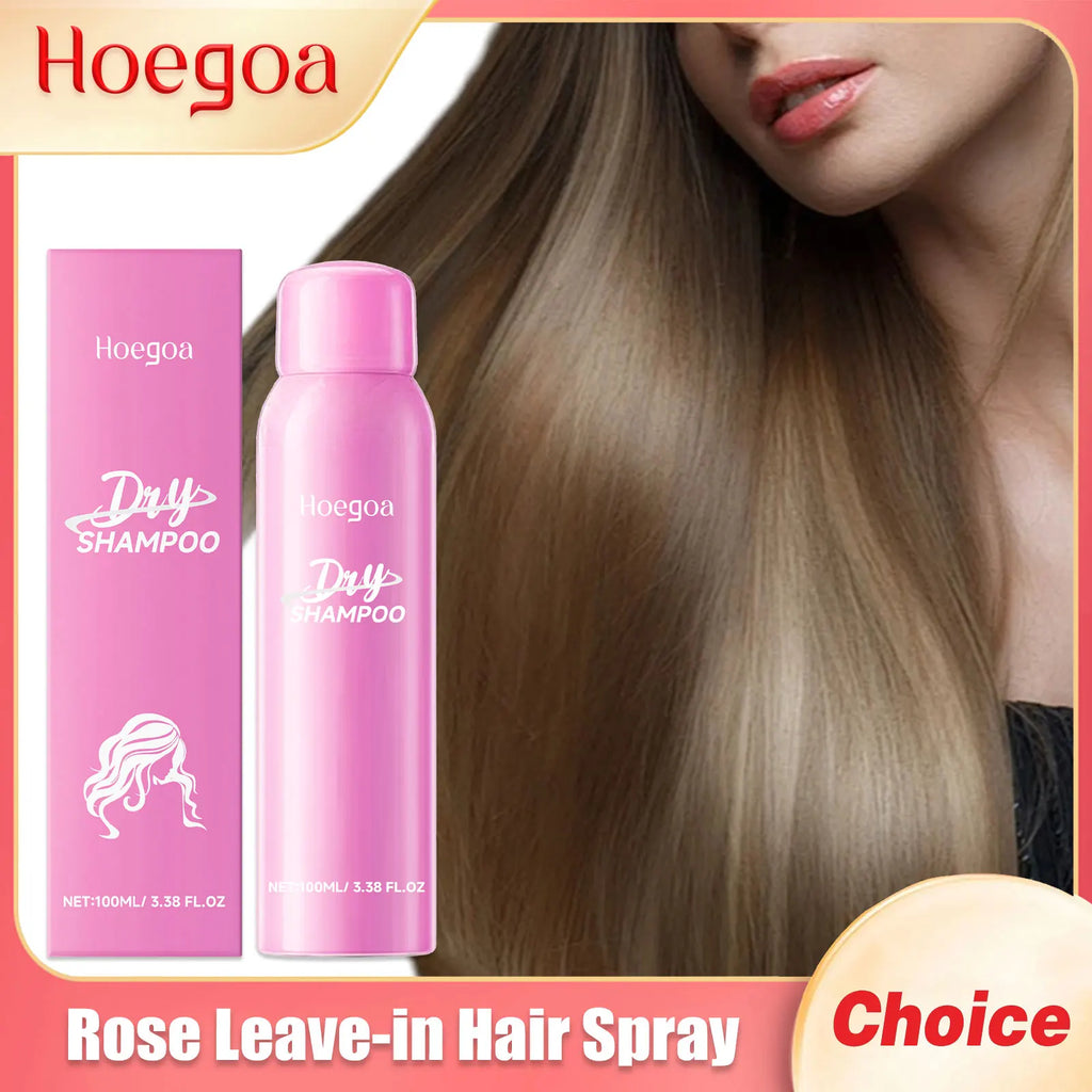 Rose Leave in Hair Shampoo Spray Repair Dry Moisturizing Damage Remove Lazy Improve Smoothing For Curly Hair No-Wash Conditioner Oasis Select 100ml Boxed