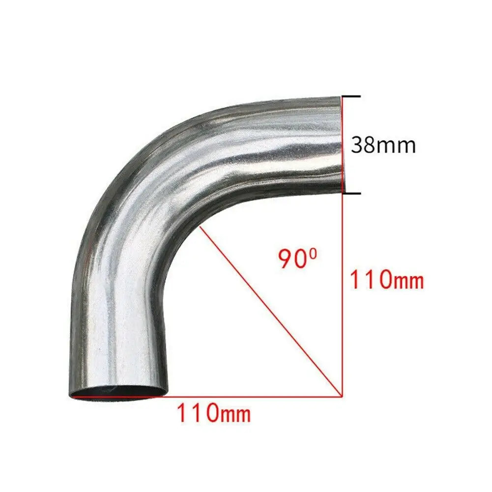 19mm 25mm 32mm 38mm 51mmOD Sanitary Butt Weld 90 Degree Elbow Bend Pipe 304 stainless steel car exhaust pipe muffler welded pipe Oasis Select 38mm