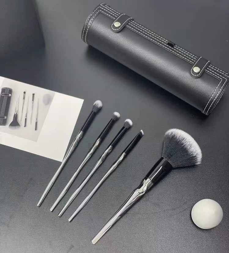 Professional 5-Piece Makeup Brush Set | Nylon Bristles Makeup Brush Set Oasis Select 5pcs brush