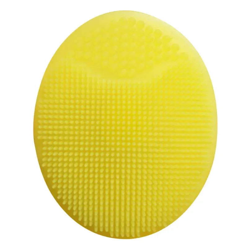 1/2pcs Shampoo Brush for Baby Infant Bathing Soft Silicone Boys Kids Shower Brush Head Hair Washing Massage Brushes Wipe Comb Oasis Select yellow