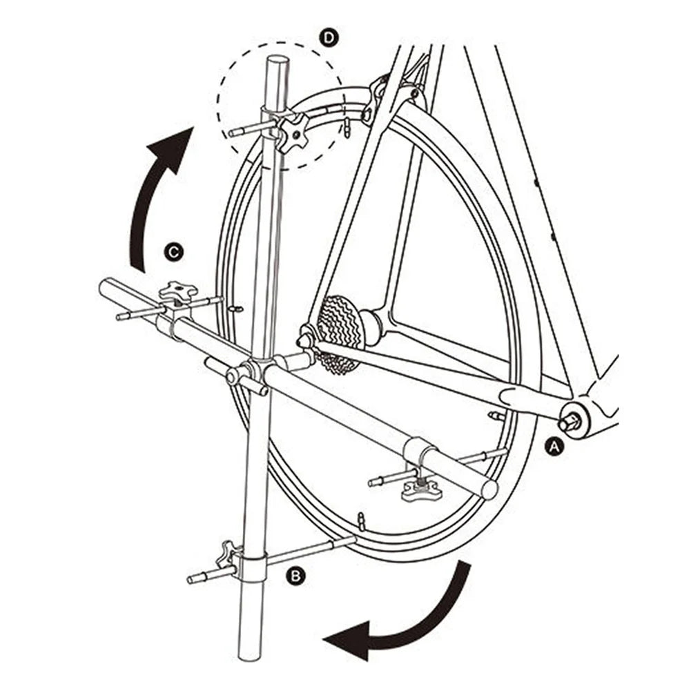 Aluminum Alloy Bicycle Derailleur Hanger Alignment Tool 360 Rotation Correction For Road Bike Maintenance Repair Accessories Oasis Select