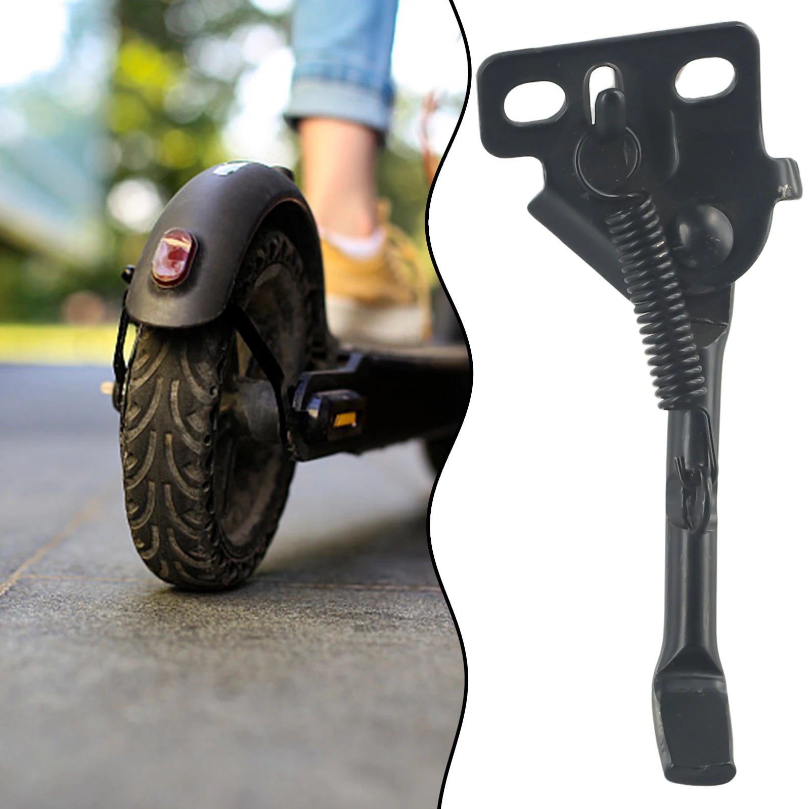 Bracket Parking Foot Support Side Foot Parking 10\" 8\" Bracket E-scooter Electric Scooter Foot Support Frame Useful Brand New Oasis Select
