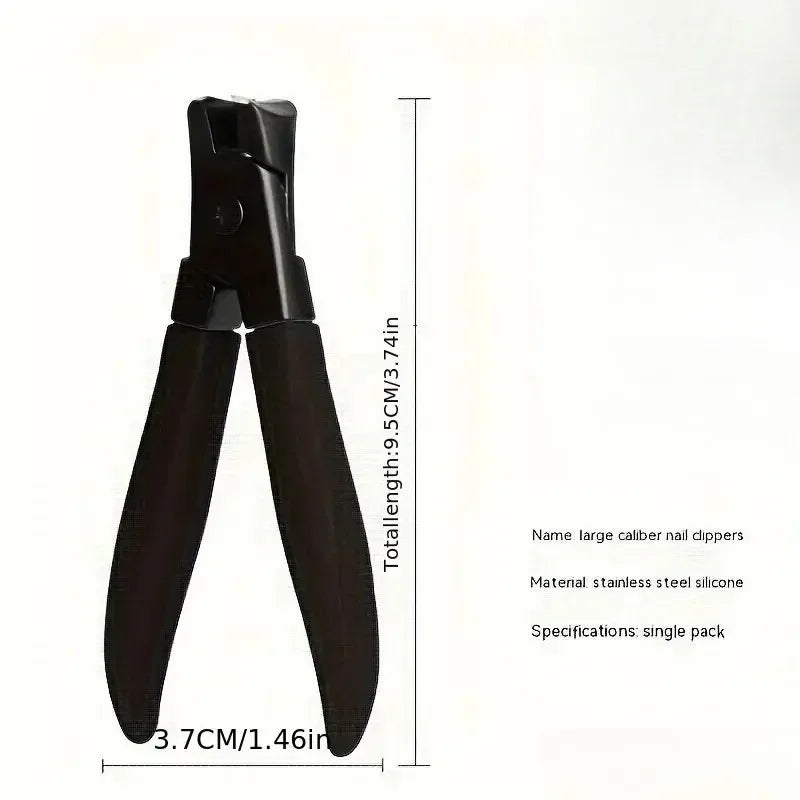Professional Toenail Scissors Large Opening Ergonomic Non-slip Grip Waterproof Thick Nail Trimming Manicure Tool Oasis Select