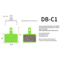 High Performance High Quality Hot Sale Brake Pads Ceramic Disc 35x30.8mm Bicycle Brake Pads Ceramic Disc Green Oasis Select A