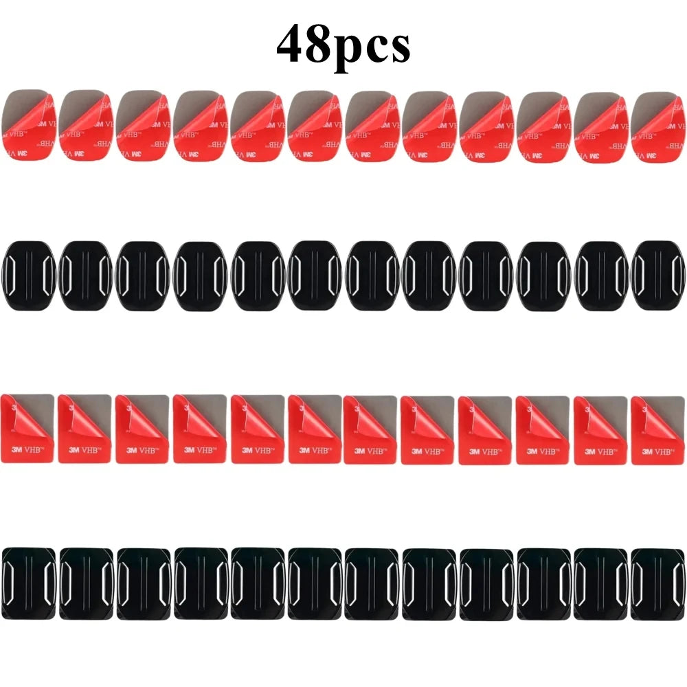 48-Pack VHB Adhesive Mounting Stickers for GoPro & Action Cams