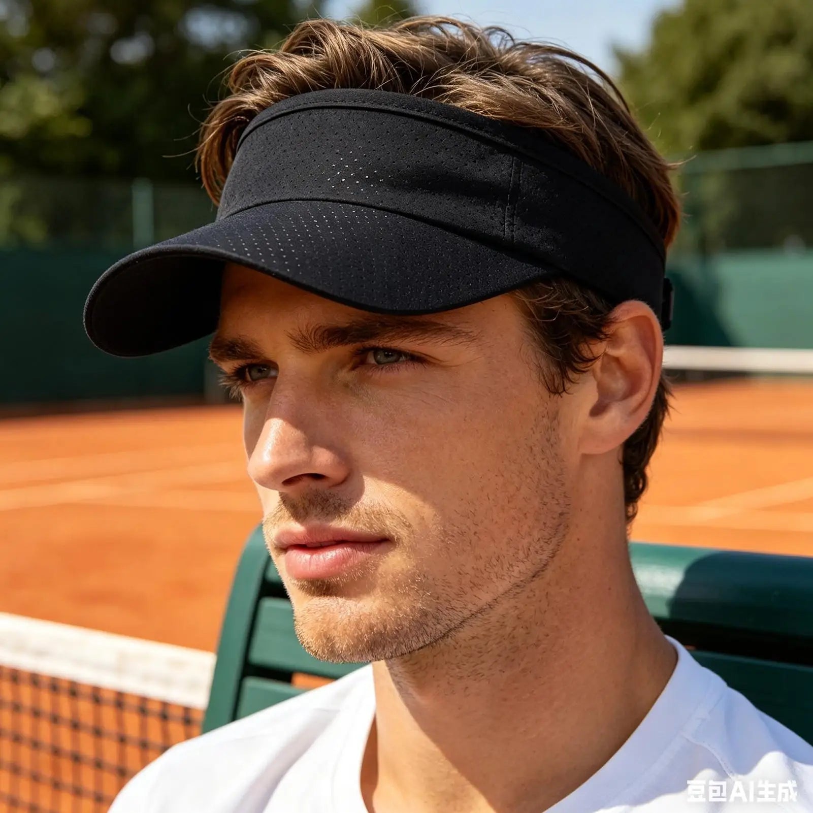 Sun Hats Men Women Cotton Adjustable Visor UV Protection Top Empty Solid Sport Tennis Golf Running Sunscreen Baseball Caps Oasis Select