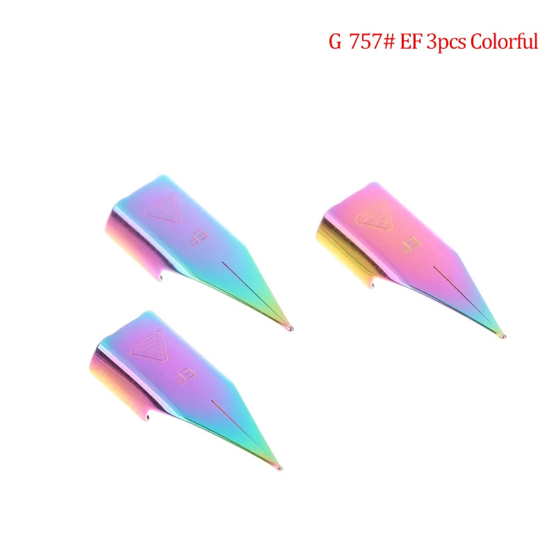 3-Pack 757 Fountain Pen Nibs – EF, F & M Tips | Art & Writing