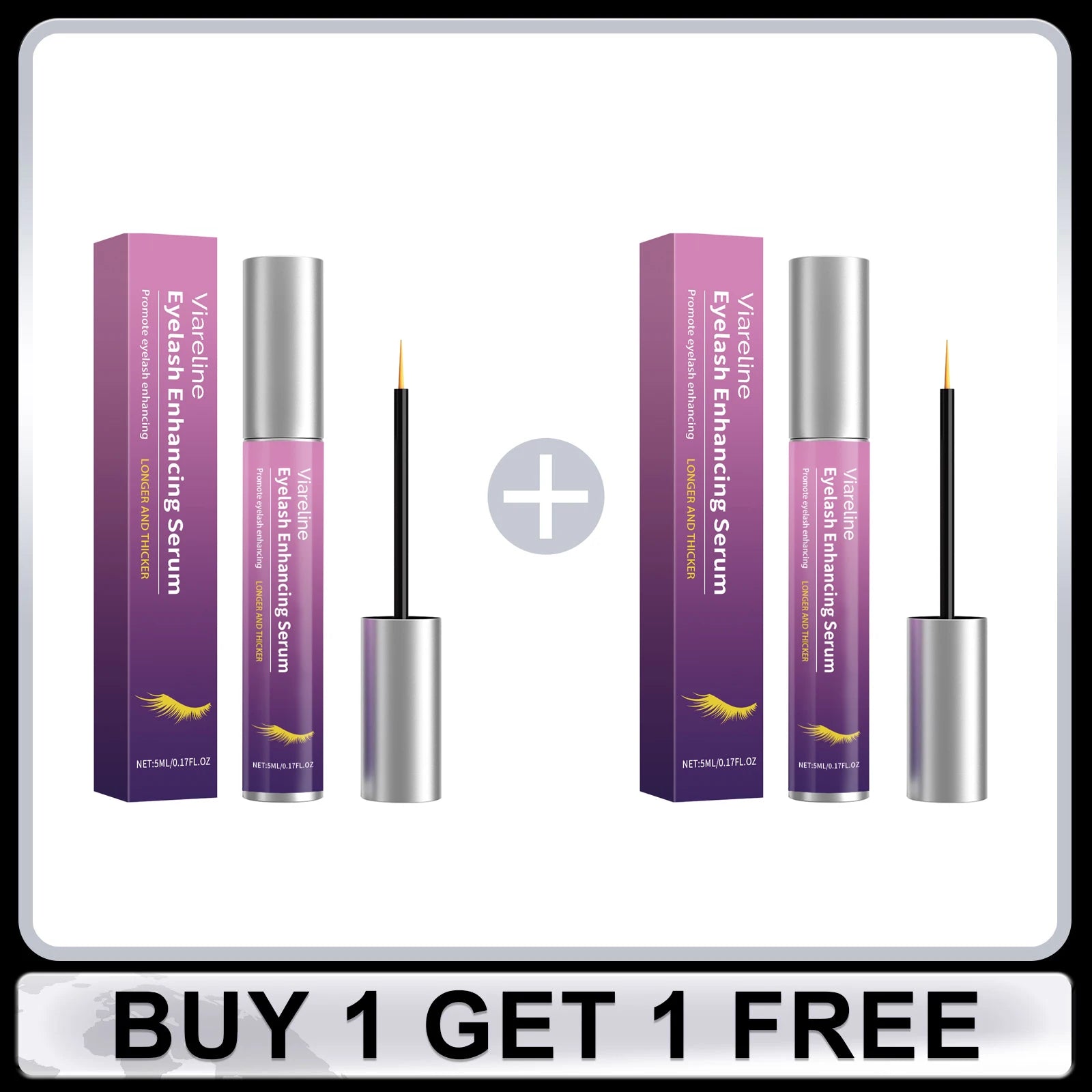 Eyelash Growth Serum Lengthening Lash Powerful Makeup Thicker Lashes Natural Curling Lash Lifting Repair Eyelash Enhance Essence Oasis Select Buy 1 Get 1 Free