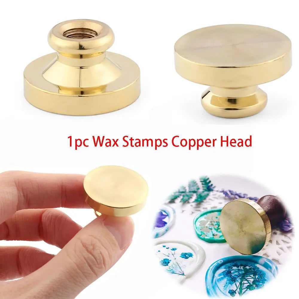 Retro Brass Sealing Wax Stamps Head Wooden Wax Sealing Stamp Handle Rosewood Handle Wax Seal Copper Head for Scrapbooking Oasis Select