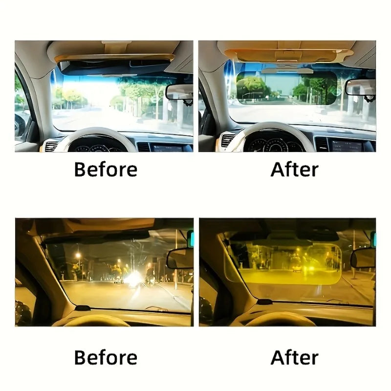 Polarized Anti-glare Sun Visor for Automobile Extended Anti-ultraviolet Sunshade HD Night Vision Driving Goggles Visor Oasis Select