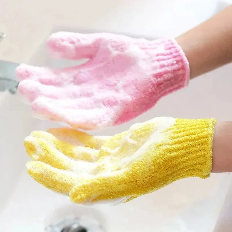 1pcs Bath for Peeling Exfoliating Mitt Glove Scrub Gloves Resistance Wash Skin Moisturizing SPA Foam Body Massage Sponge Oasis Select