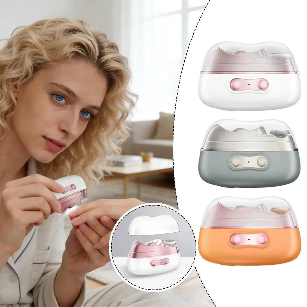 4-in-1 Electric Nail Clipper Automatic Nail Trimmer - Nail Grinder & Polisher with UV LED Lamp Manicure Pedicure Nail Care Tool Oasis Select