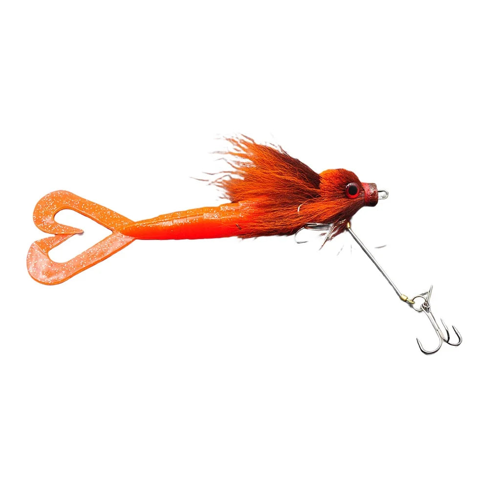 Multi Jointed Swimbait 22cm 36g Hard Artificial Fishing Lure Simulation Mouse Shape Effective for Predator Fish Oasis Select orange
