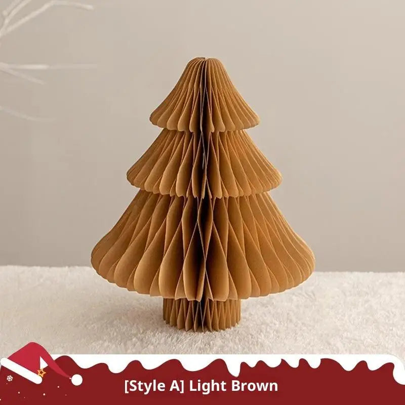 3D Honeycomb Christmas Ball Ornament – Foldable Paper Hanging