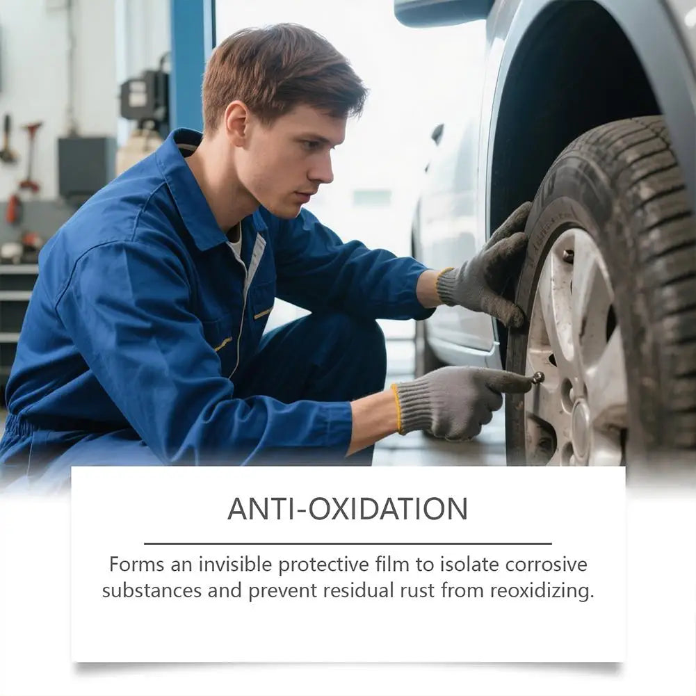 Powerful Rust Remover Metal Rust Remover Anti-rust Agent Revitalizing Spray For Car Wheels Metal Surfaces Car Cleaning Oasis Select