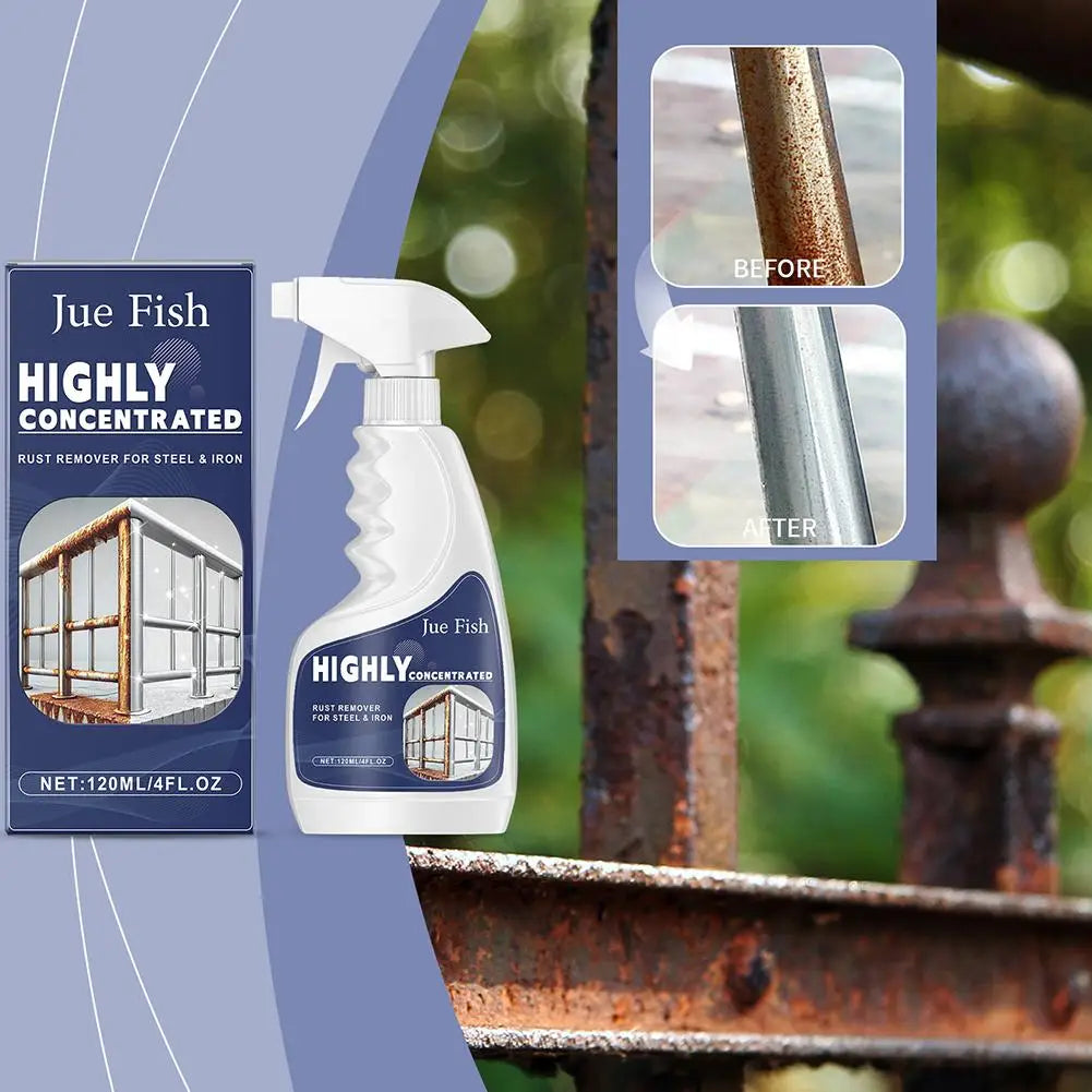 Multi-purpose Heavy-Duty Metal Rust Remover Rust Inhibitor Derusting Spray Powerful Metal Rust Remover Car Maintenance Oasis Select