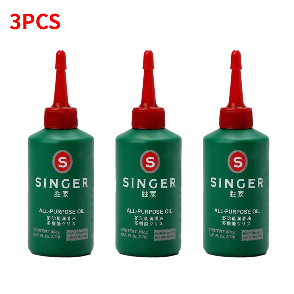 Sewing Machine Oil Original Imported Sewing Machine Oil Lubricant White Oil Sewing Machine Oil special oil lubricant 1-5PC Oasis Select 3pcs